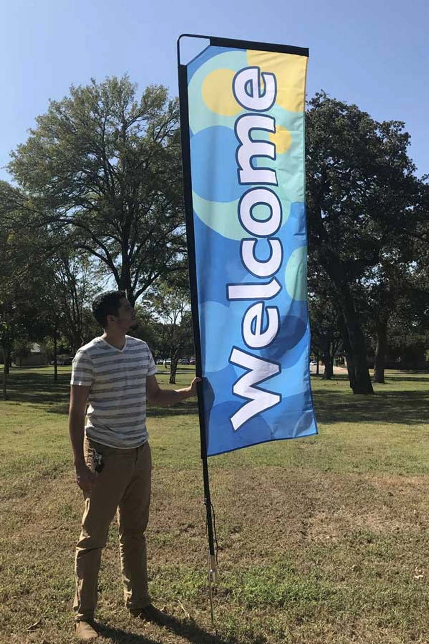 Custom Rectangular Flags for Events | High-Quality Flag Printing in the ...