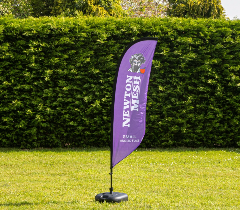 Custom Angled Flags for Events | High-Quality Flag Printing in the UK ...