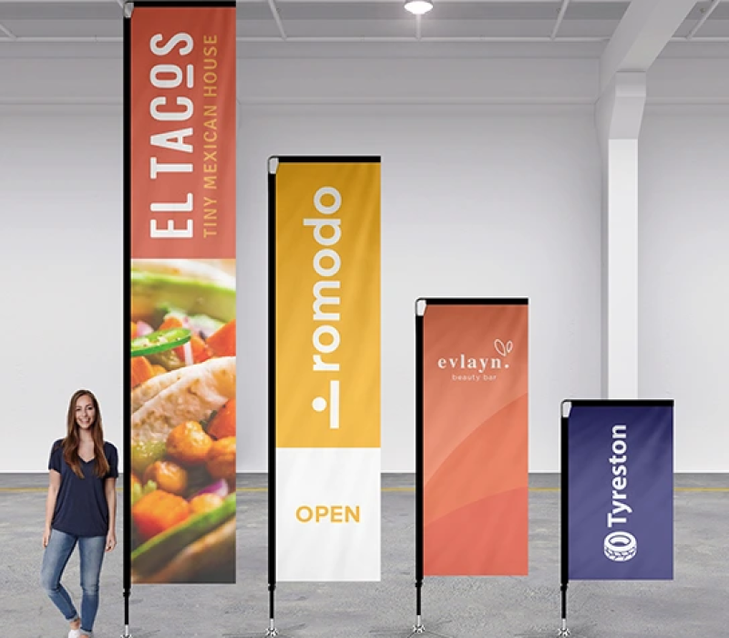 Custom Rectangular Flags for Events | High-Quality Flag Printing in the ...